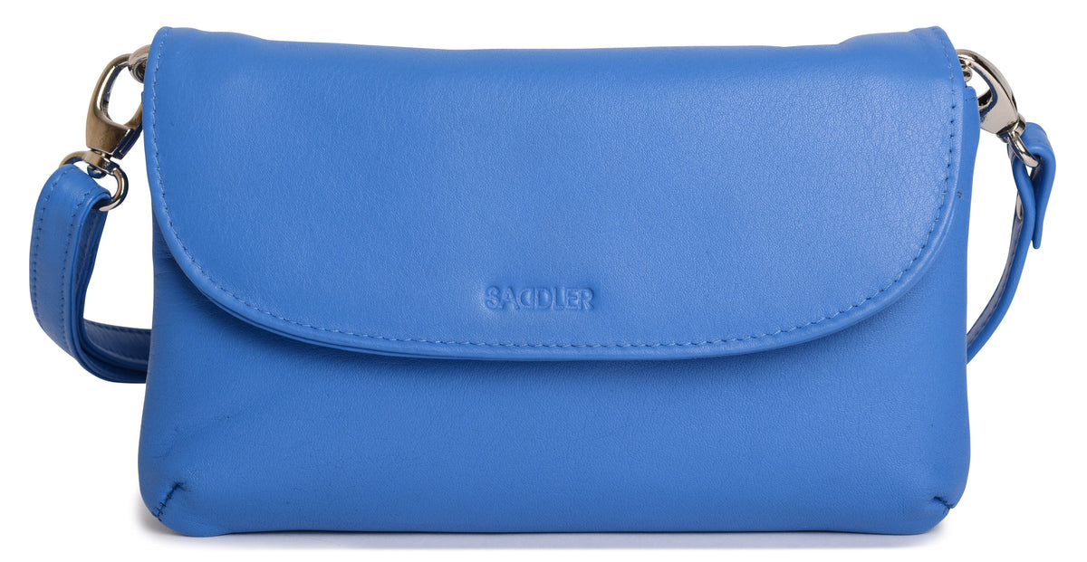 SADDLER Audrey Compact Leather Crossbody Bag &amp; Clutch – Versatile &amp; Stylish - Gift Boxed