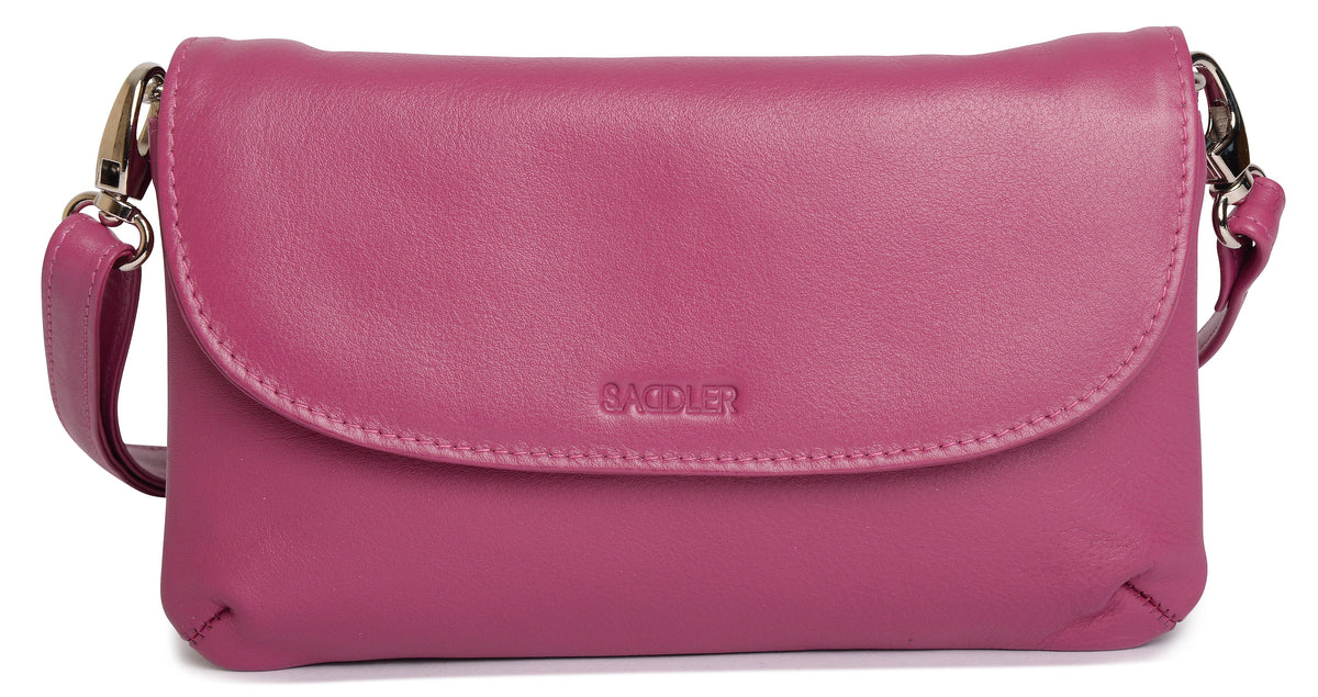 SADDLER Audrey Compact Leather Crossbody Bag &amp; Clutch – Versatile &amp; Stylish - Gift Boxed