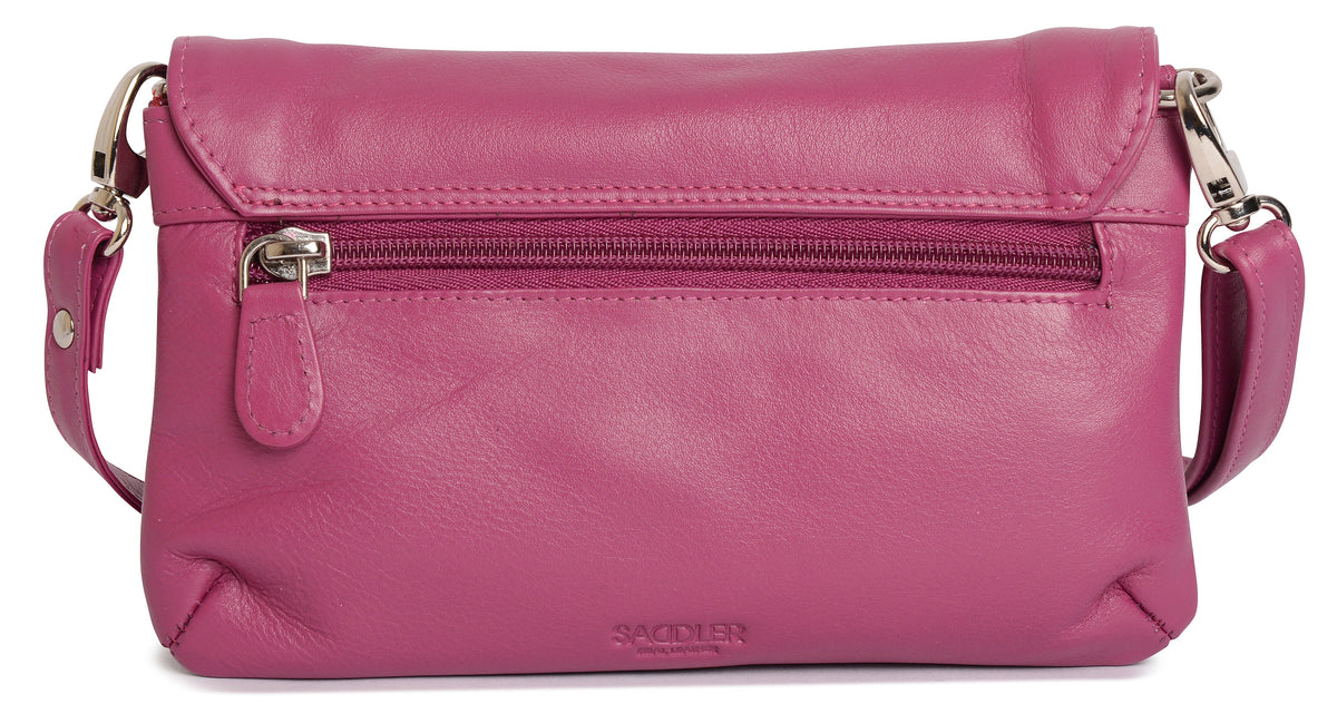 SADDLER Audrey Compact Leather Crossbody Bag &amp; Clutch – Versatile &amp; Stylish - Gift Boxed