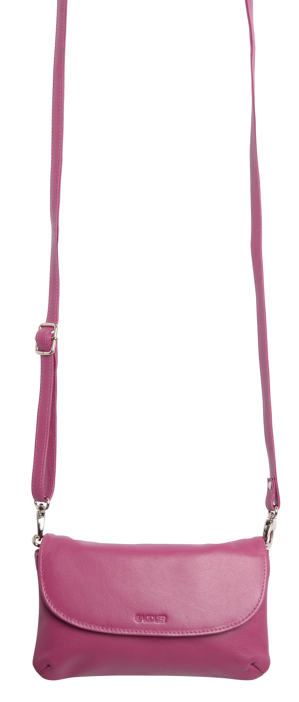 SADDLER Audrey Compact Leather Crossbody Bag &amp; Clutch – Versatile &amp; Stylish - Gift Boxed