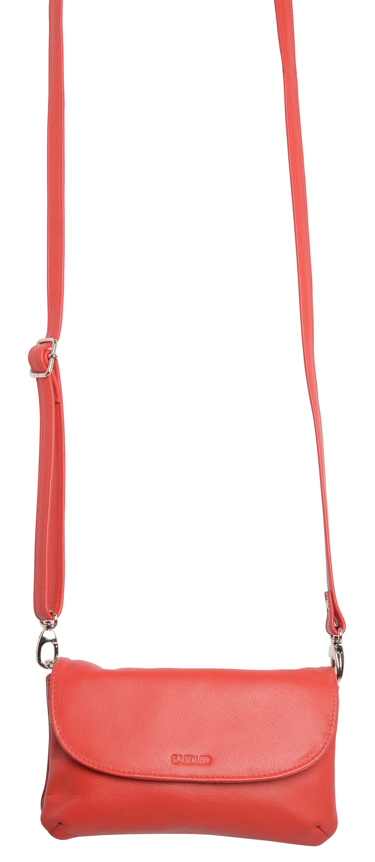 SADDLER Audrey Compact Leather Crossbody Bag &amp; Clutch – Versatile &amp; Stylish - Gift Boxed