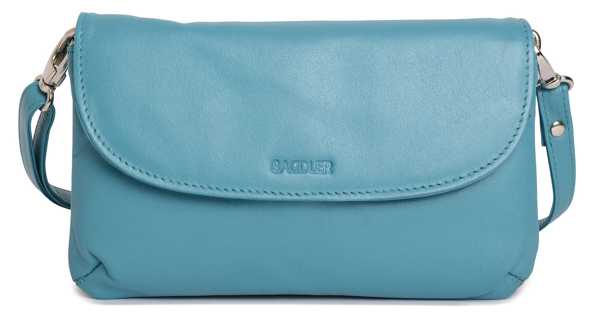 SADDLER Audrey Compact Leather Crossbody Bag &amp; Clutch – Versatile &amp; Stylish - Gift Boxed