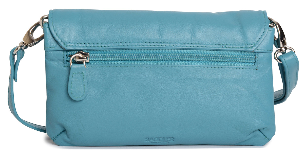 SADDLER Audrey Compact Leather Crossbody Bag &amp; Clutch – Versatile &amp; Stylish - Gift Boxed