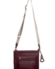 Ellen Leather 3-Section Zip-Top Crossbody bag  - Handmade by Saddler
