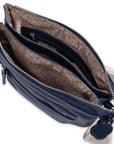 Ellen Leather 3-Section Zip-Top Crossbody bag  - Handmade by Saddler