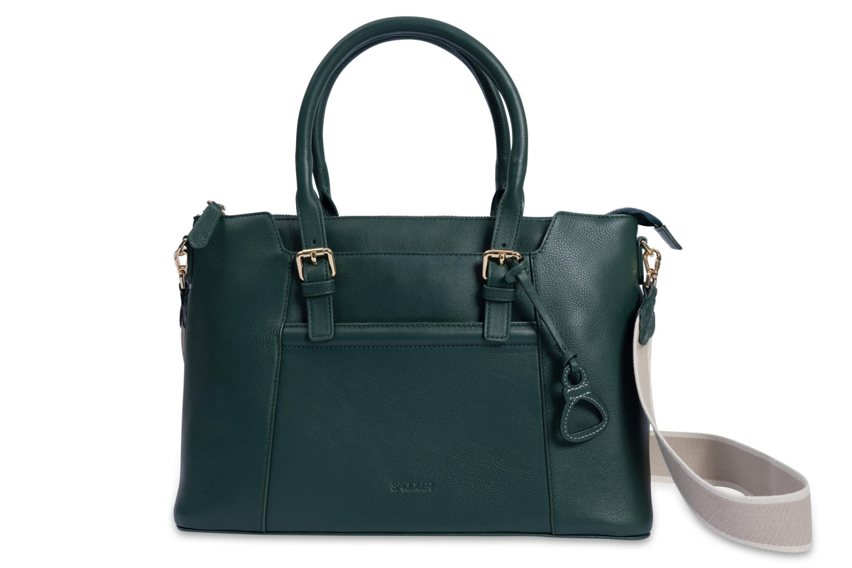 Elizabeth Leather Workbag  - Handmade by Saddler - Practical, Spacious &amp; Elegant Design