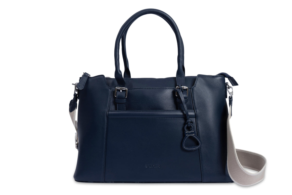 Elizabeth Leather Workbag  - Handmade by Saddler - Practical, Spacious &amp; Elegant Design