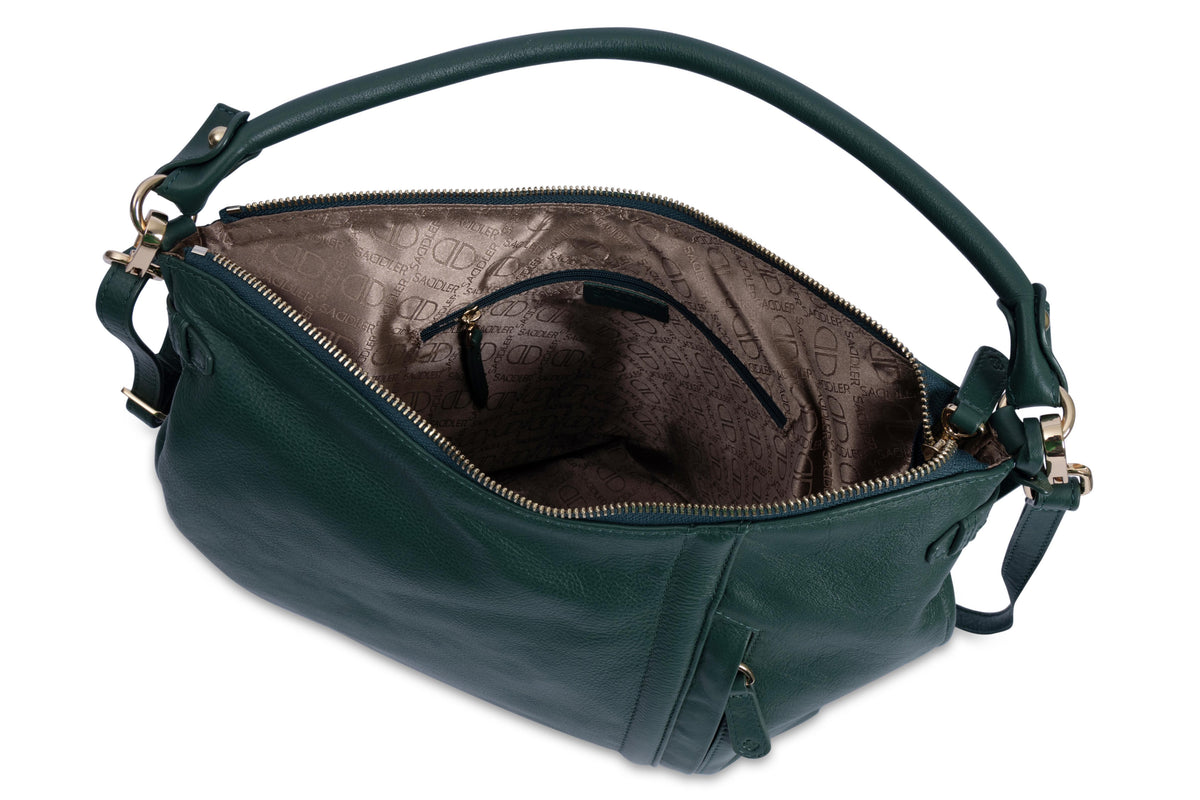 SADDLER "Julia" Real Leather Hobo Bag – Versatile, Stylish &amp; Spacious Design