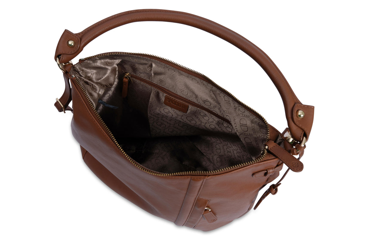 SADDLER "Julia" Real Leather Hobo Bag – Versatile, Stylish &amp; Spacious Design