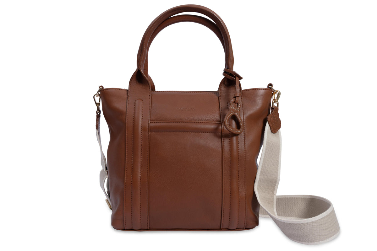 "Patricia" Leather Handbag for Women by Saddler – Stylish, Versatile &amp; Practical Design