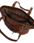 Sienna Zip Top Tote Shopper Bag for Women - Handmade by Saddler