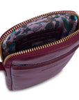 SADDLER "Margot" Real Leather Crossbody Zip Top RFID Phone Pouch - Gift Boxed