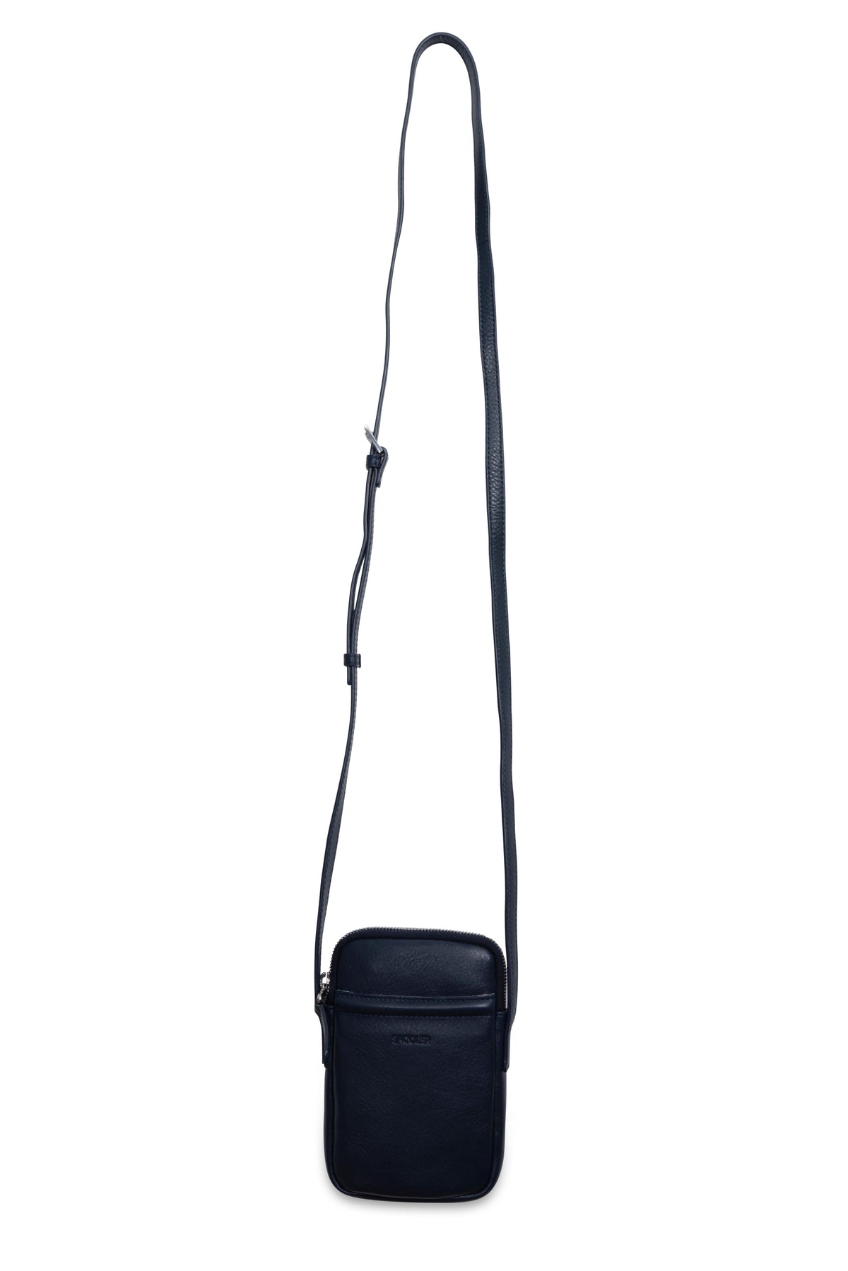 SADDLER "Margot" Real Leather Crossbody Zip Top RFID Phone Pouch - Gift Boxed