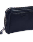 SADDLER "Annabelle" 2 Section RFID Real Leather Zip Top Coin Purse (Gift Boxed)