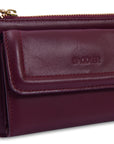 SADDLER "Marion" Bifold Real Leather Card Wallet with Zip Top Coin Purse (Gift Boxed)