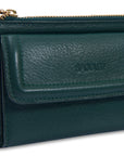 SADDLER "Marion" Bifold Real Leather Card Wallet with Zip Top Coin Purse (Gift Boxed)