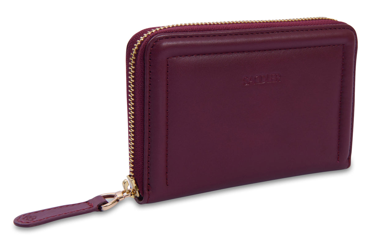 SADDLER "Annie" 3 Way Zipper RFID Real Leather Zipper Wallet (Gift Boxed)