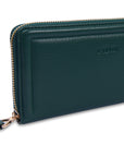 SADDLER "Beatrice" RFID Long Zipper Real Leather Purse (Gift Boxed)