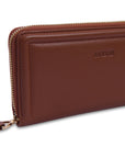 SADDLER "Beatrice" RFID Long Zipper Real Leather Purse (Gift Boxed)