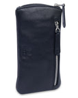 SADDLER "Mabel" Zip Top Real Leather Glasses Case with Card Holder (Gift Boxed)