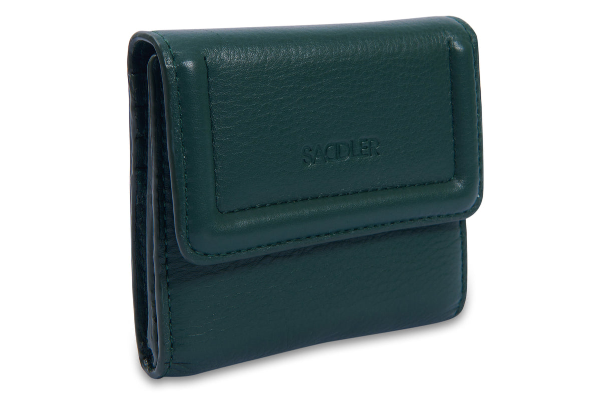 SADDLER "Edith" RFID Trifold Real Leather Card Case (Gift Boxed)