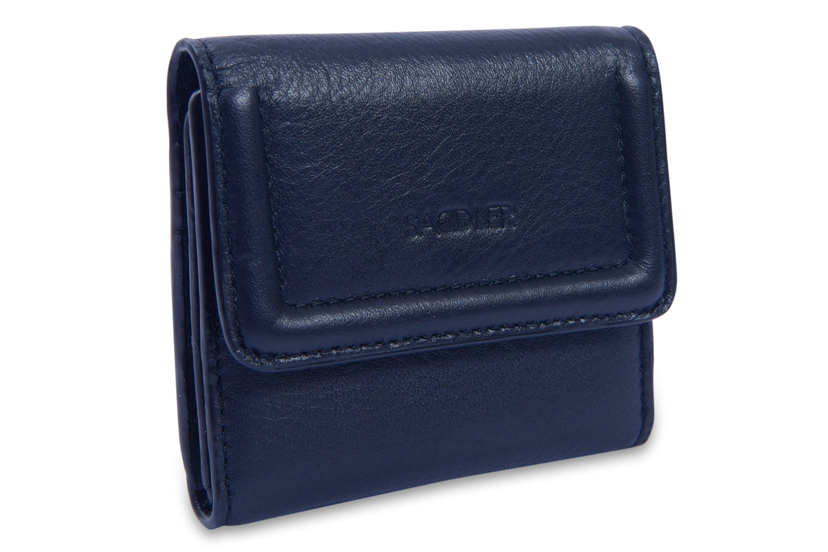 SADDLER "Edith" RFID Trifold Real Leather Card Case (Gift Boxed)