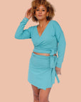 SAGE Organic Cotton Wrap Top