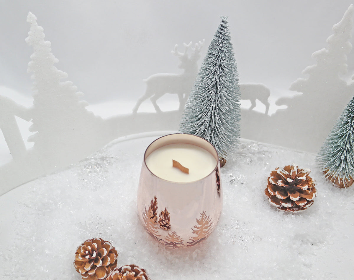 Simple Scents Rose Gold Christmas Candle &amp; Gift Box