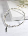 Sterling Silver Wings of an Angel Stacking Bracelet