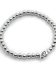 Sterling Silver Personalised Loves Stacking Bracelet
