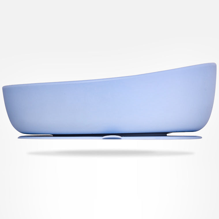 Silicone Baby Plate Bowl in Blue