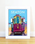 Seaton Vintage Tram Art Print