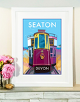 Seaton Vintage Tram Art Print