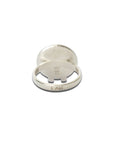 Sekhmet Fire Necklace Ring in Silver