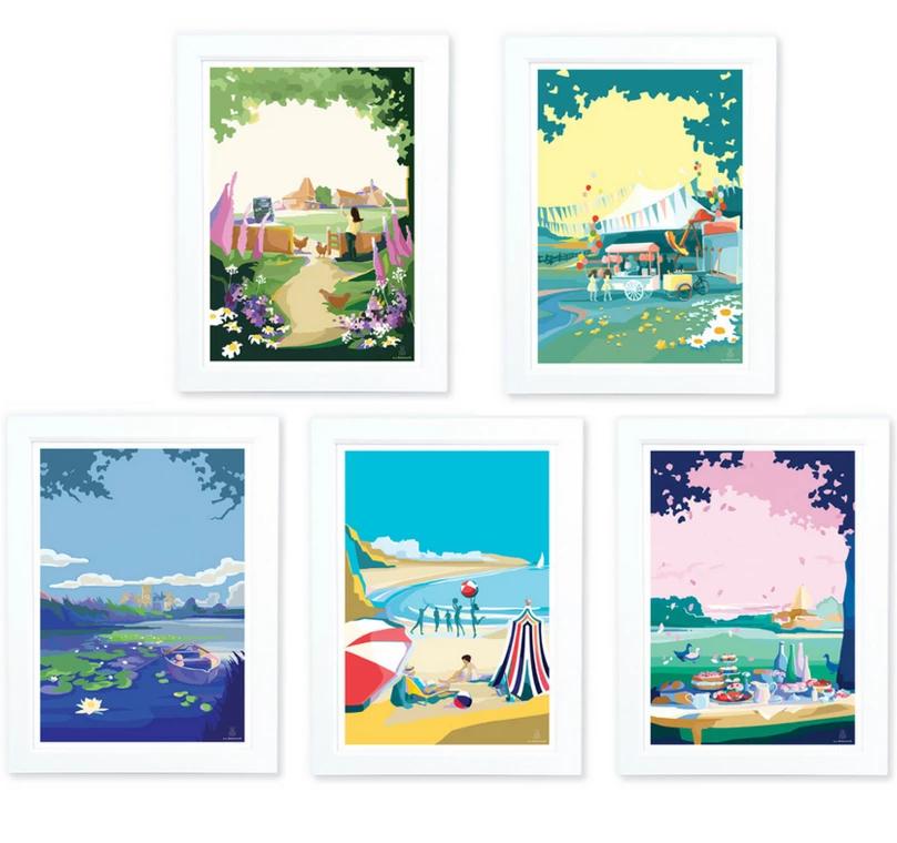 When the Green Woods Laugh A4 Print