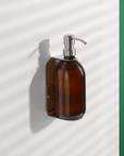 Nickel Single Wall Mounted Soap Dispenser-0