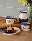 Mr & Mrs 2 Ceramic Espresso Cups