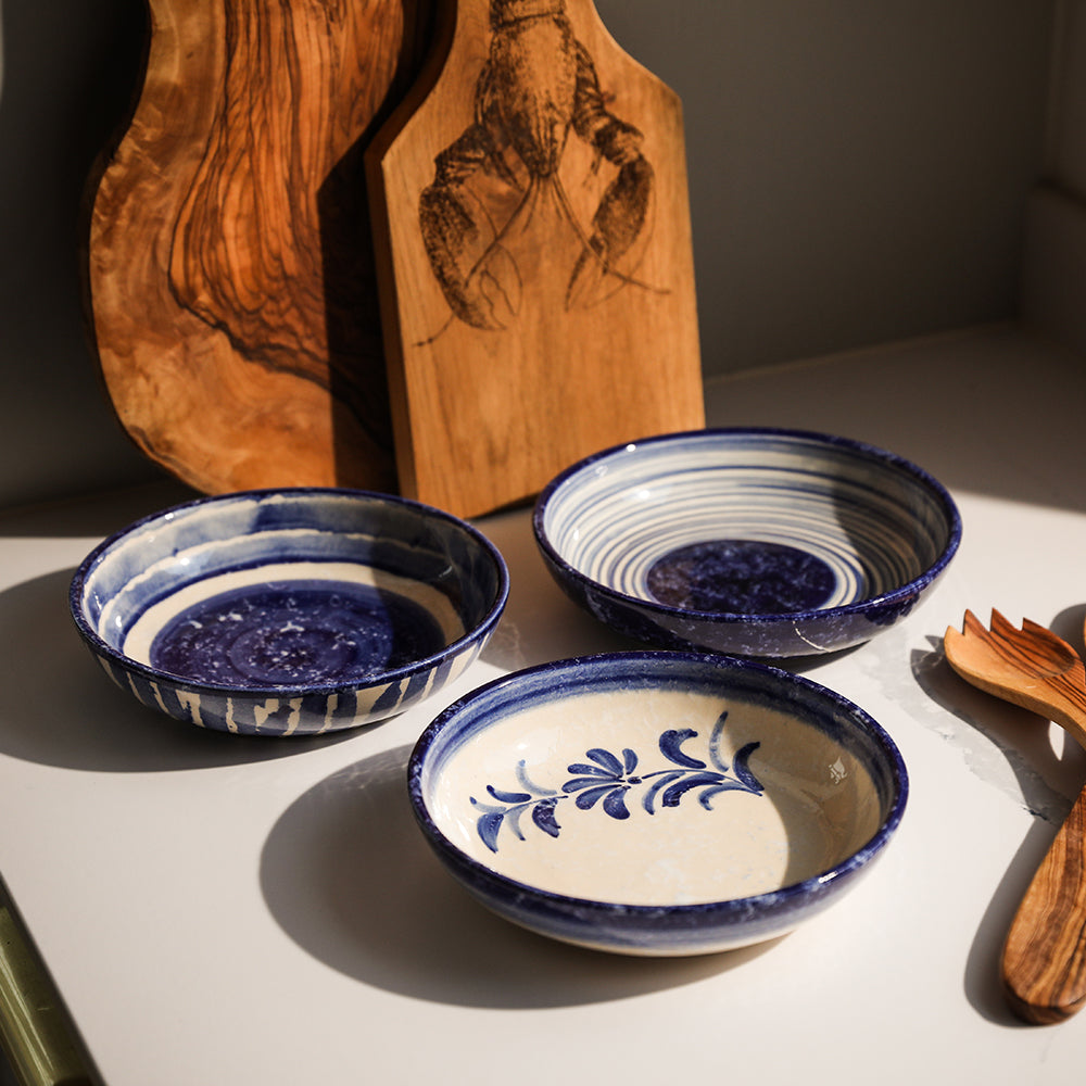 Ripple Ceramic Serving Bowl - Medium