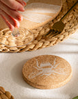 Bee Single Cork Coaster