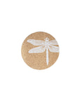 Dragonfly Single Cork Coaster