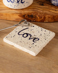 Love Single Stone Coaster