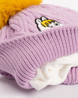 Winter Beanie for Kids in Lilac