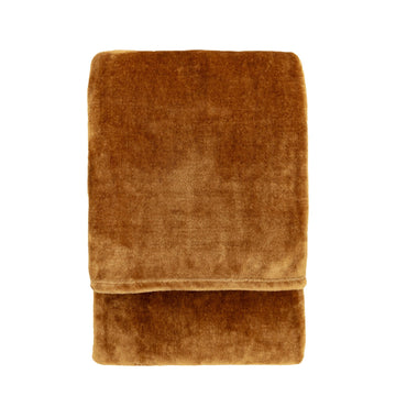 Luxury king size rust throw, super soft and cozy, perfect for beds and sofas, trending autumn colors by Ella James at brixbailey.com