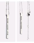 Soul Sisters Necklace Pendant – Lasting Stainless Steel by Olla at www.brixbailey.com