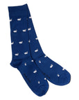 Navy Sheep Bamboo Socks