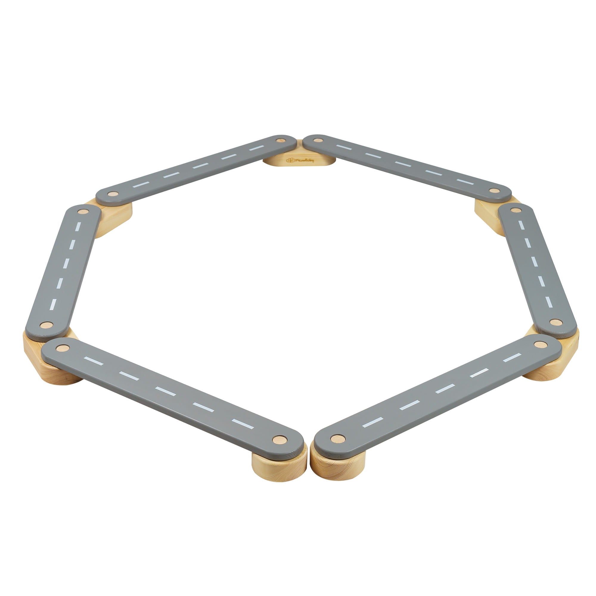 Wooden Balance Beam Set with Six Play Elements