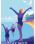 Stay Wild Vintage Poster
