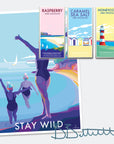 Stay Wild Vintage Poster
