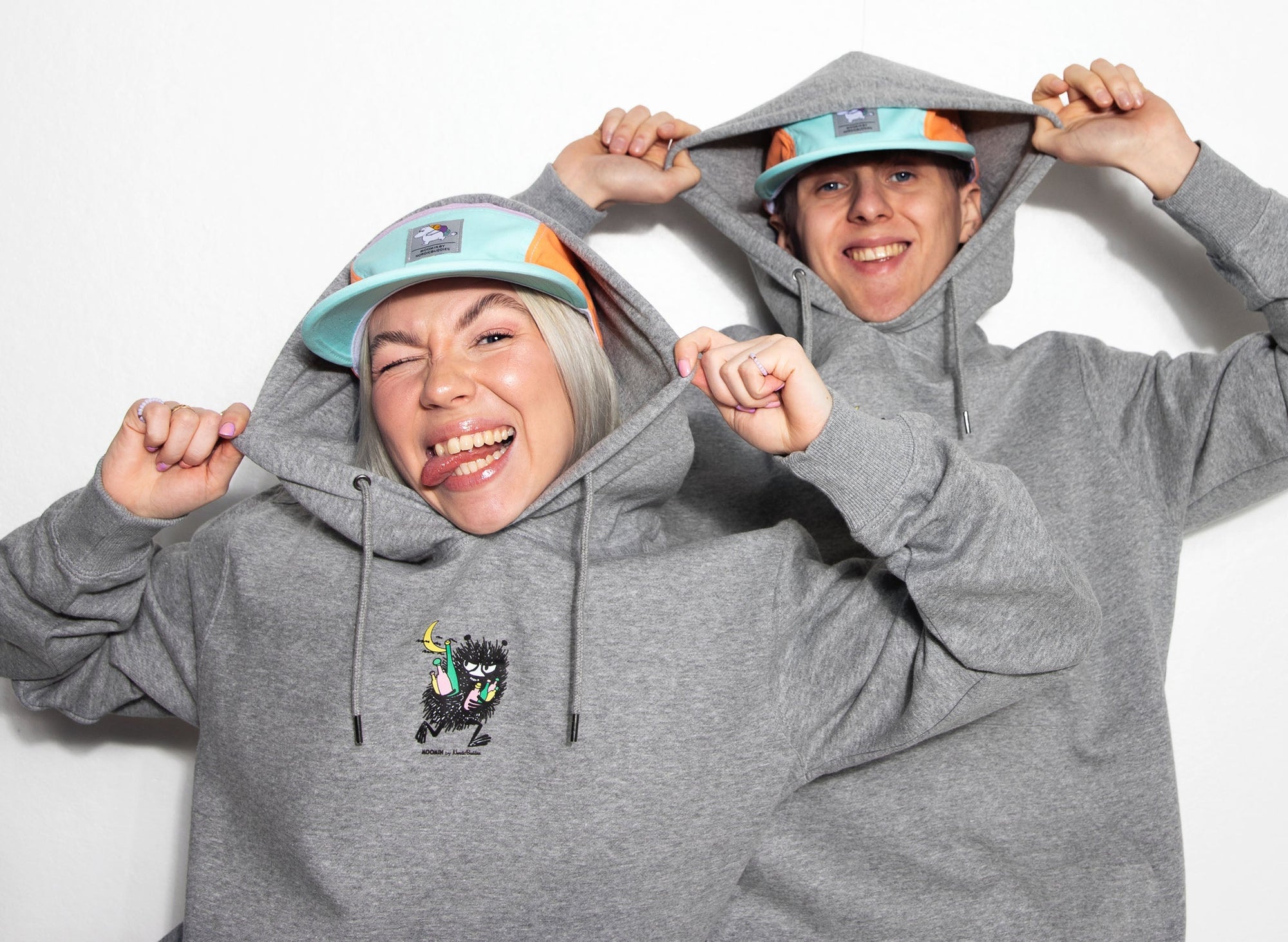 Grey Heavy Cotton Stinky Hoodie Unisex Fit