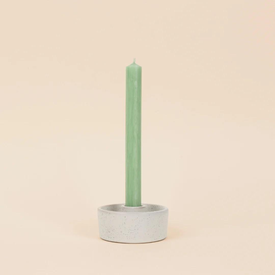 Atlantic Green 7/8" x 8" Dinner Candle Gift Pack